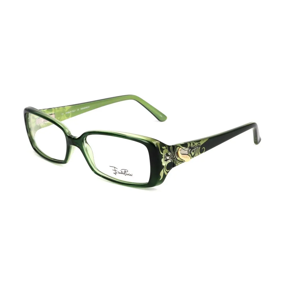 Emilio Pucci Women's Green Plastic Frames