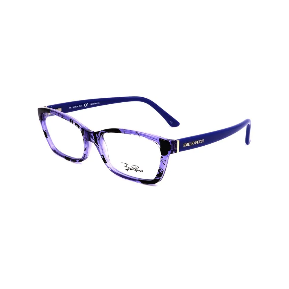 Emilio Pucci Women's Blue Plastic Frames