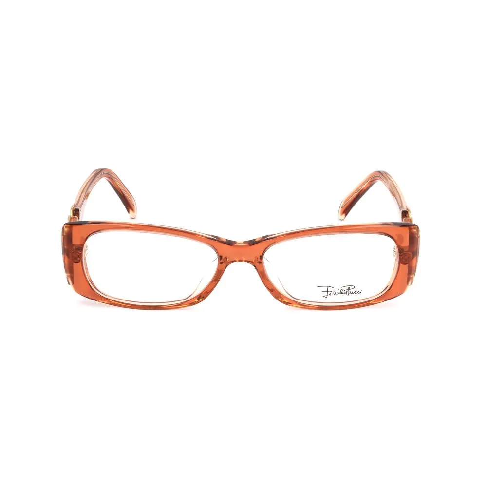 Emilio Pucci Women's Orange Plastic Frames