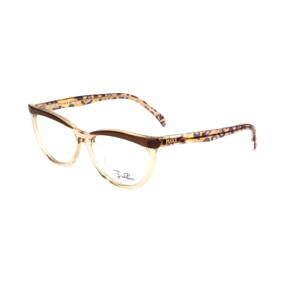 Emilio Pucci Women's Brown Plastic Frames