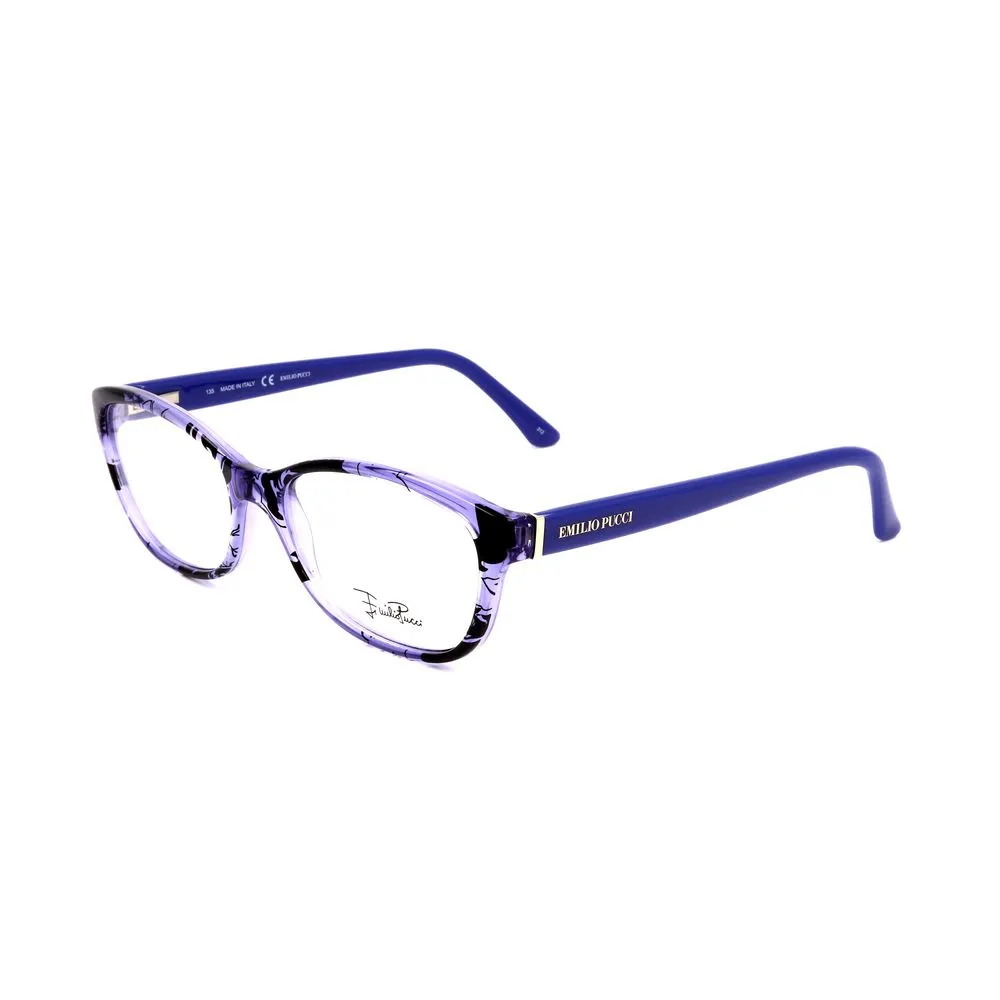 Emilio Pucci Women's Blue Plastic Frames