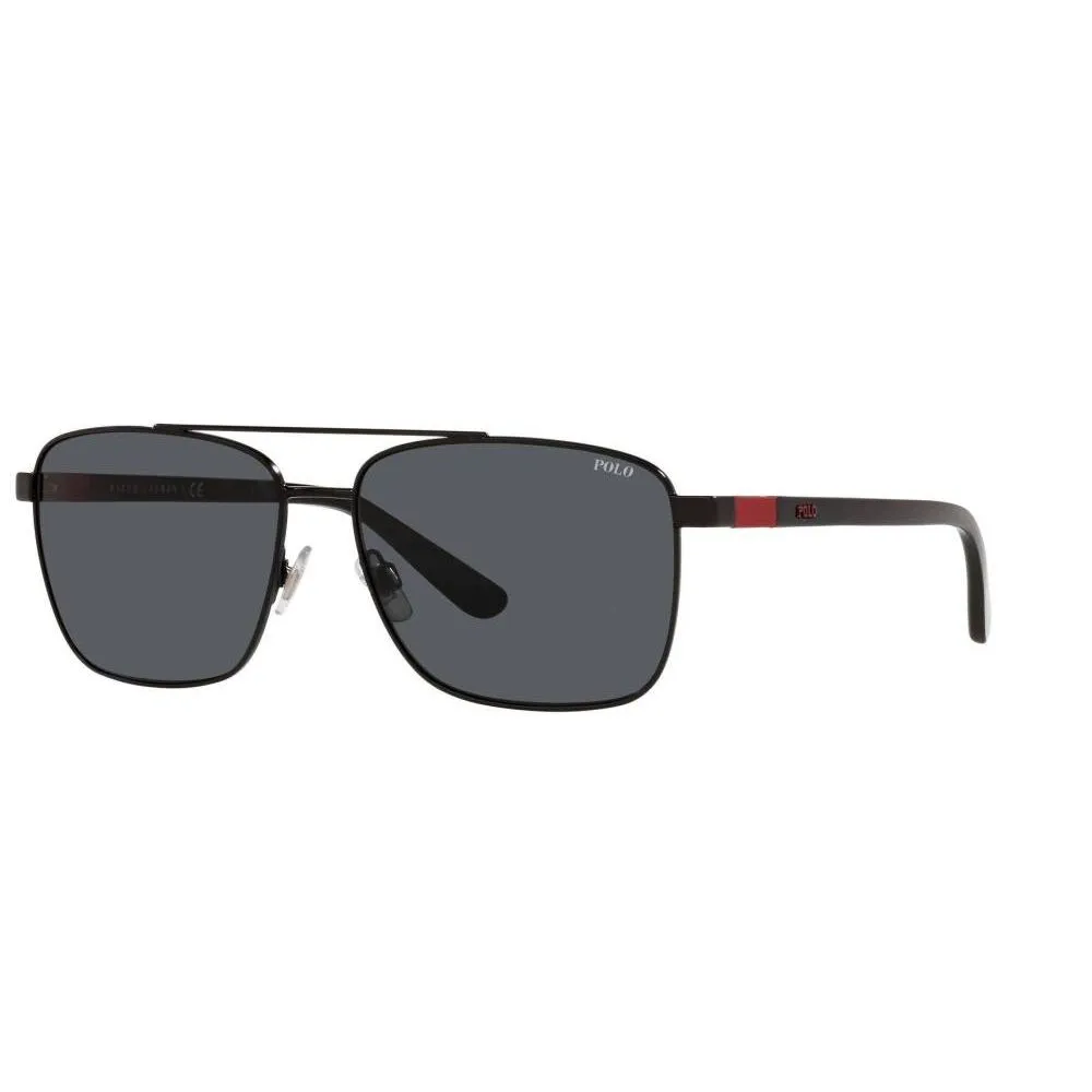 Ralph Lauren Men's Black Metal Sunglasses