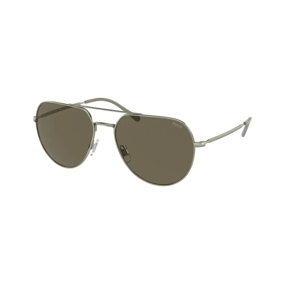 Ralph Lauren Men's Gray Metal Sunglasses