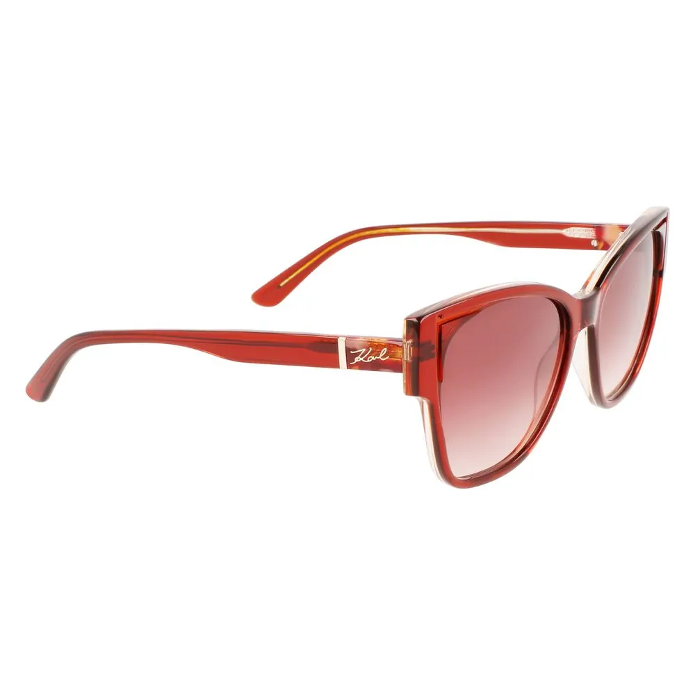 Karl Lagerfeld Women's Orange Acetate Sunglasses