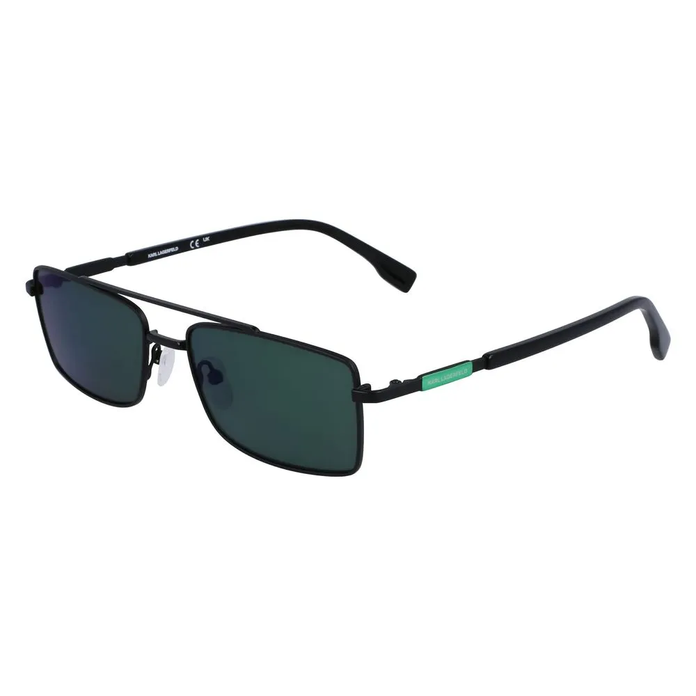 Karl Lagerfeld Men's Black Metal Sunglasses