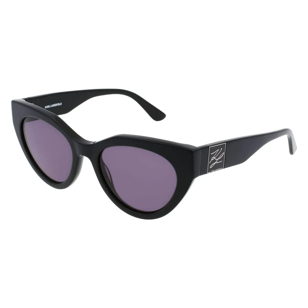 Karl Lagerfeld Women's Black Acetate Sunglasses
