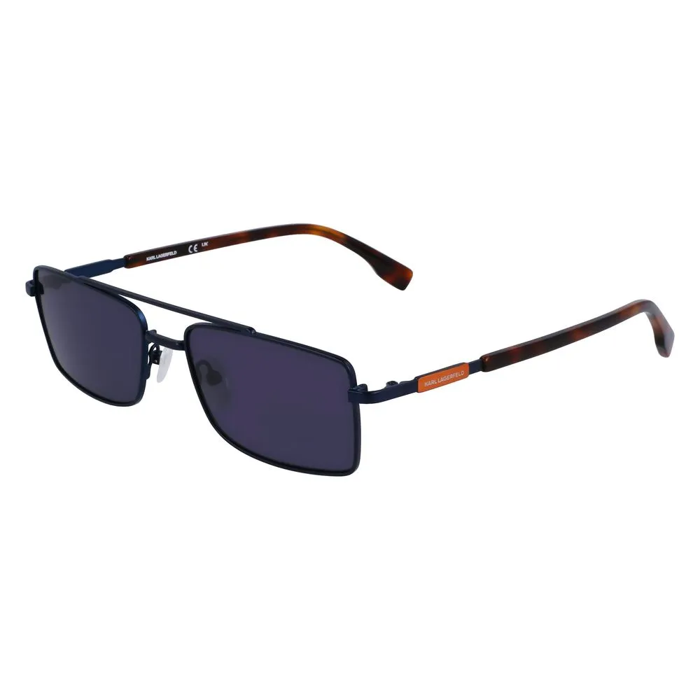 Karl Lagerfeld Men's Blue Metal Sunglasses