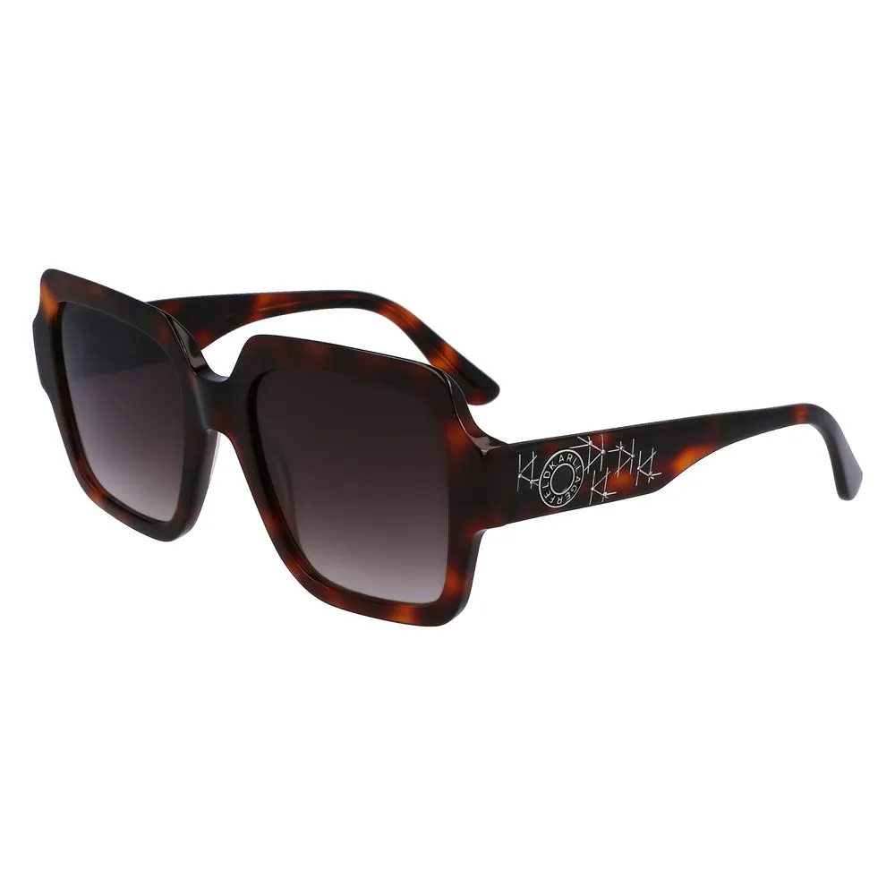 Karl Lagerfeld Women's Brown Acetate Sunglasses