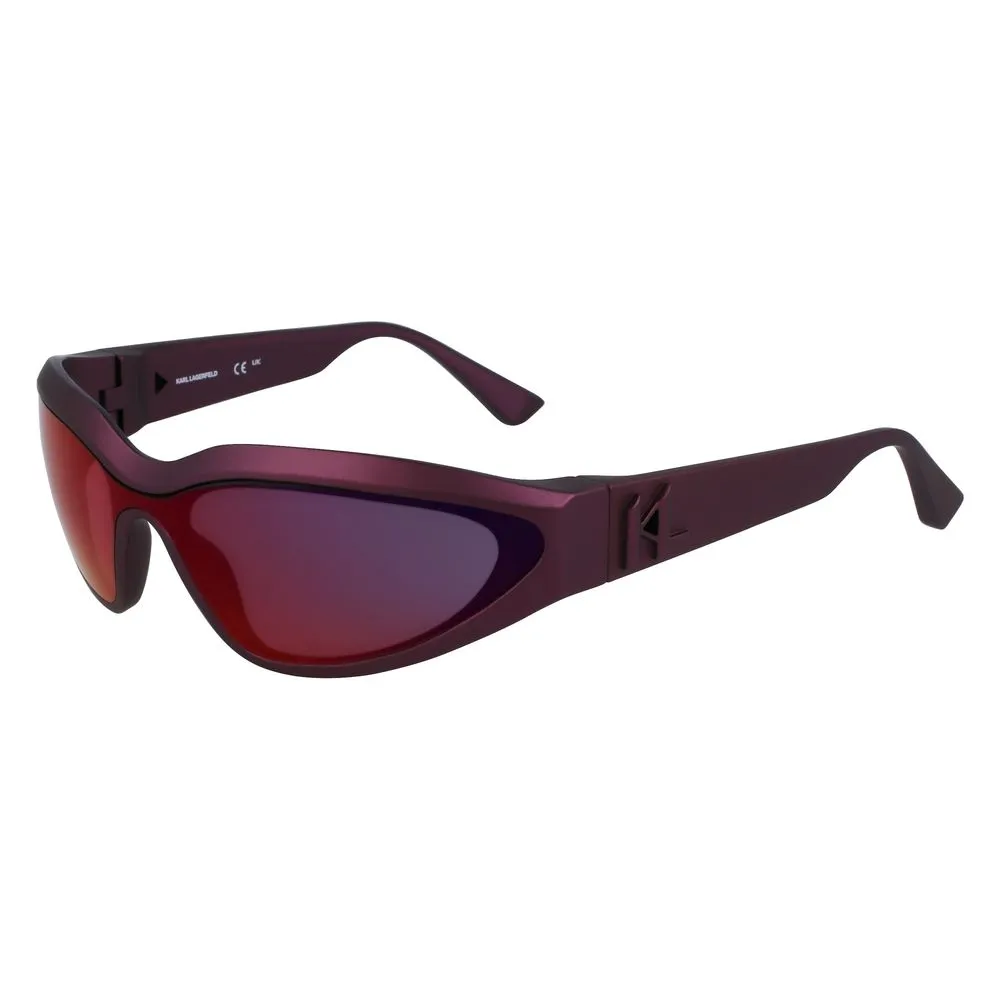 Karl Lagerfeld Unisex Red Injected Sunglasses