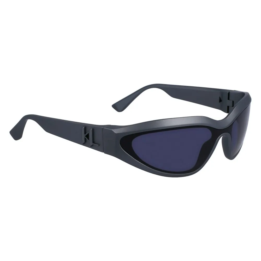 Karl Lagerfeld Unisex Gray Injected Sunglasses
