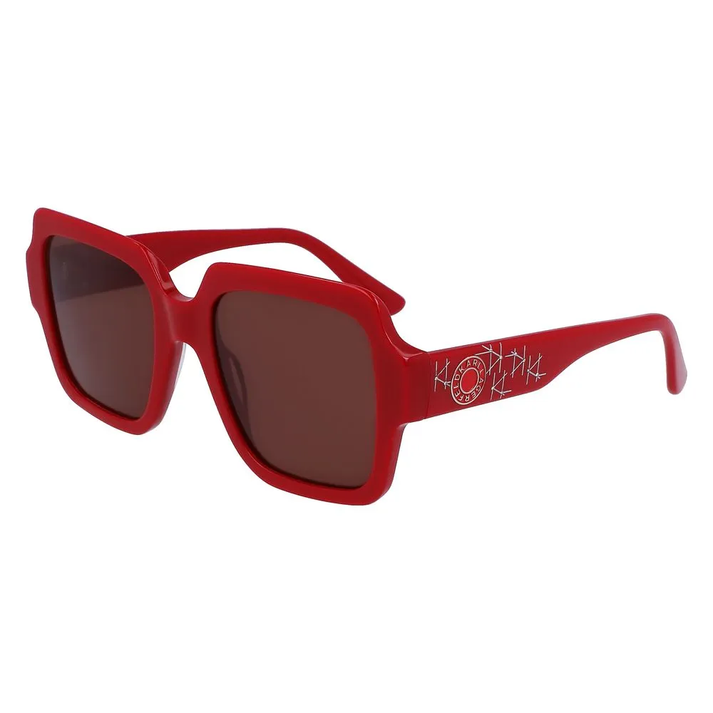 Karl Lagerfeld Women's Red Acetate Sunglasses