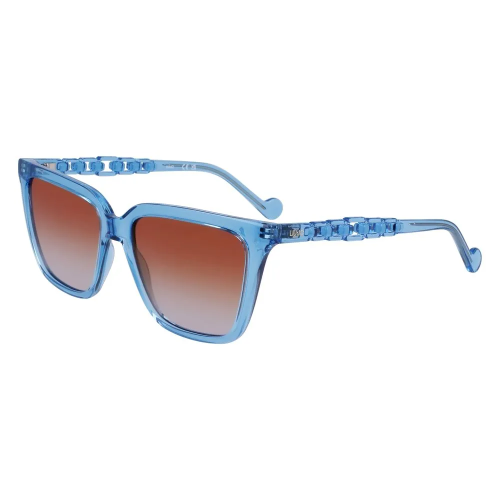 Liu Jo Women's Blue Injected Sunglasses