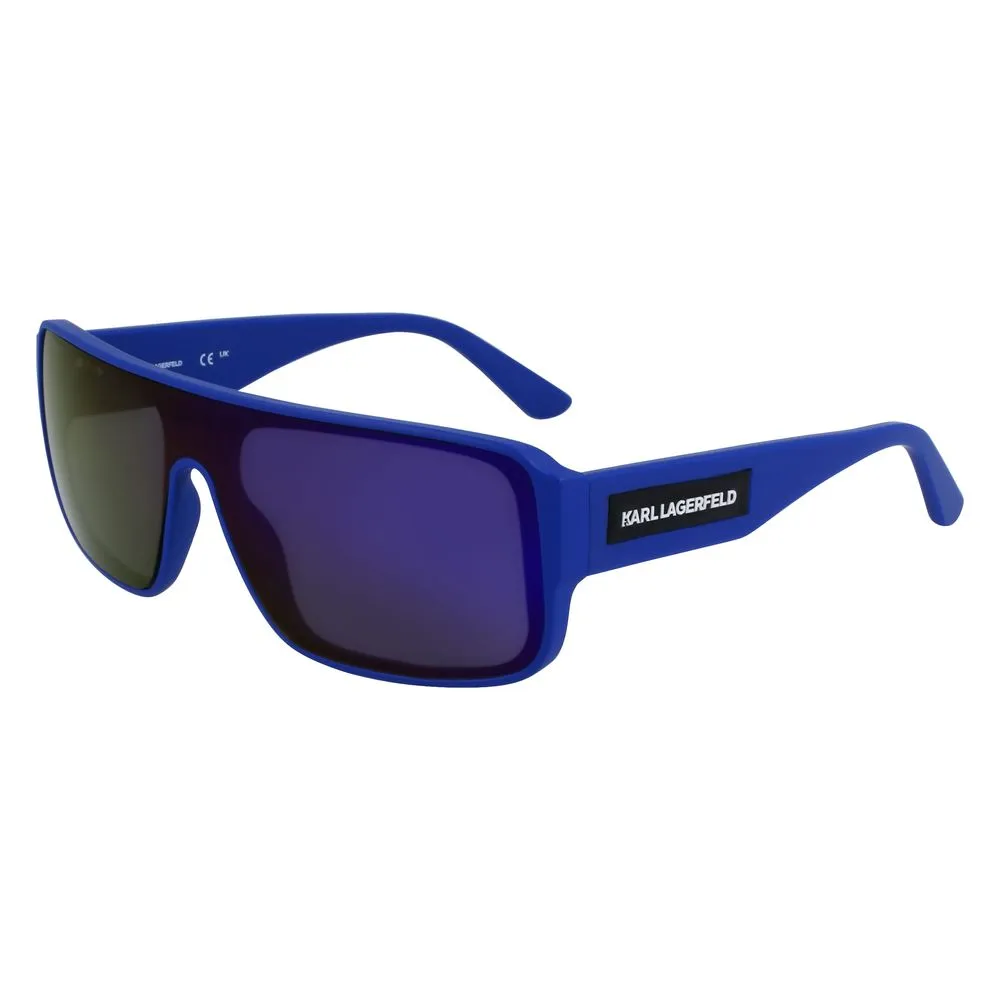Karl Lagerfeld Unisex Blue Injected Sunglasses