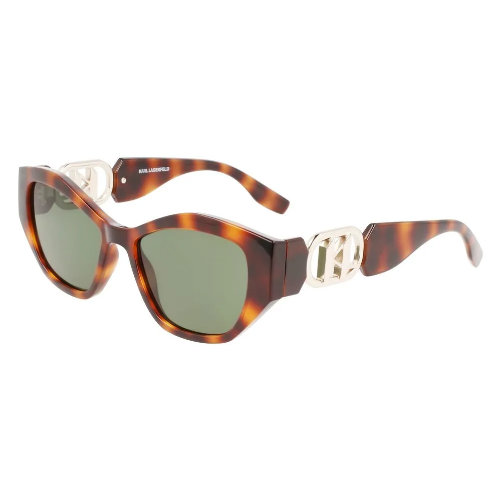 Karl Lagerfeld Women's Brown Injected Sunglasses