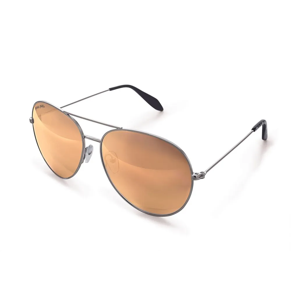 Folli Follie Women's Silver Metal Sunglasses
