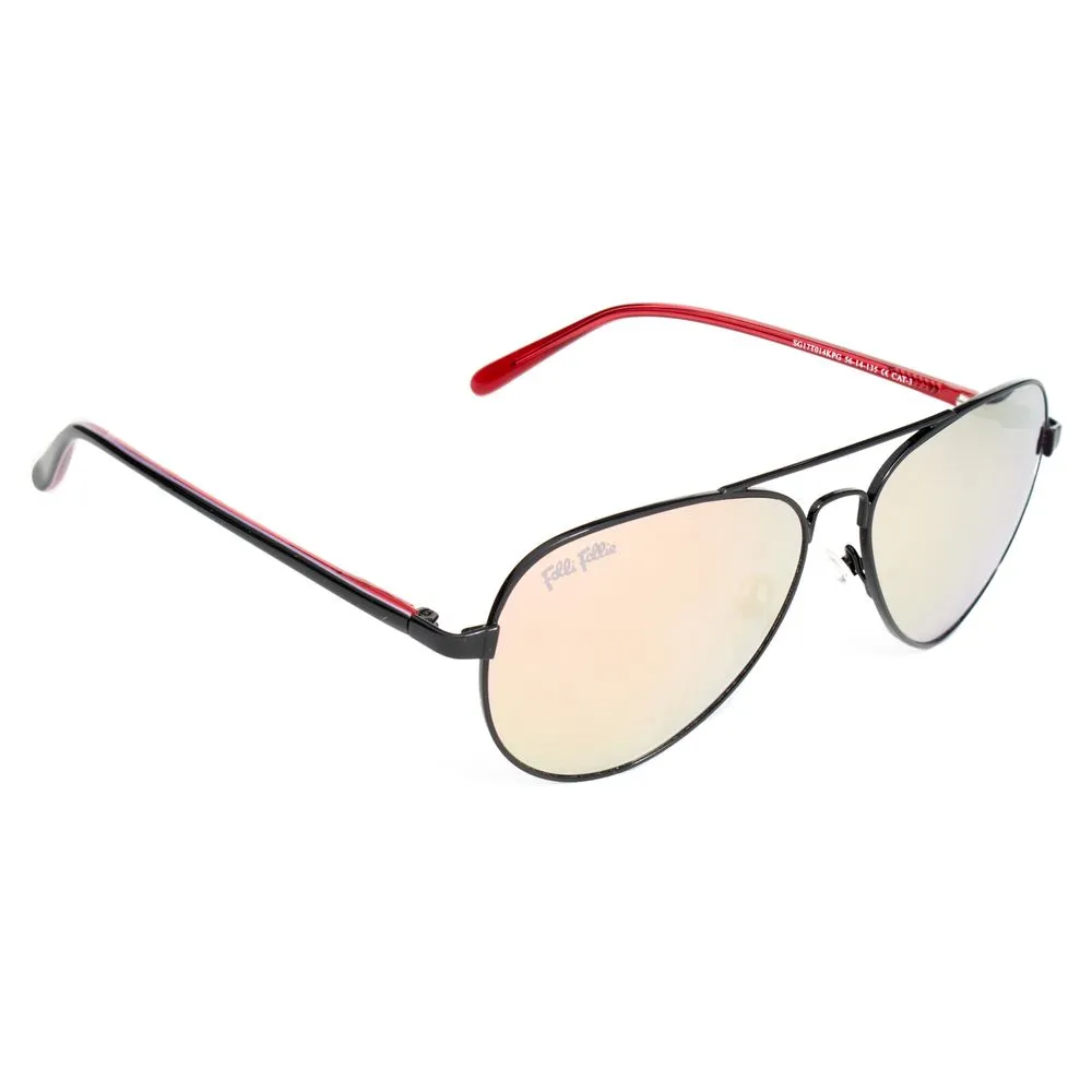 Folli Follie Women's Black Metal Sunglasses
