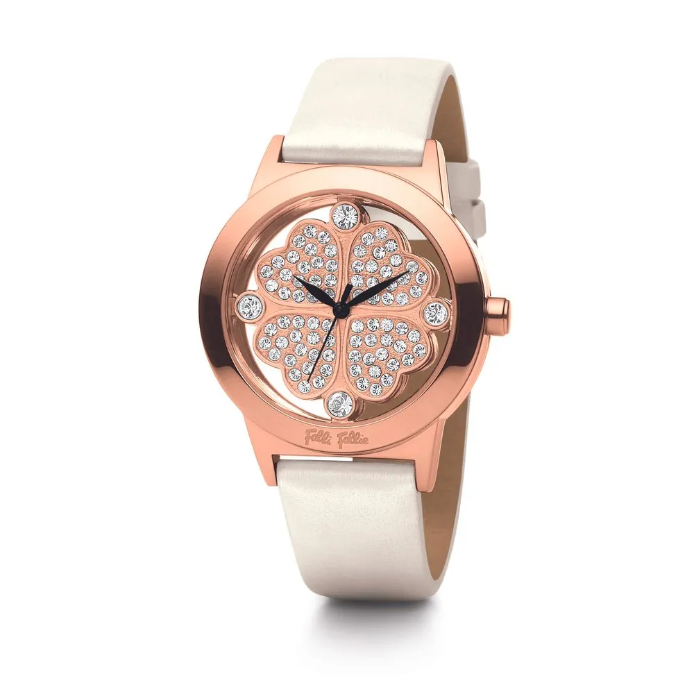 Folli Follie Women's White Leather Watch