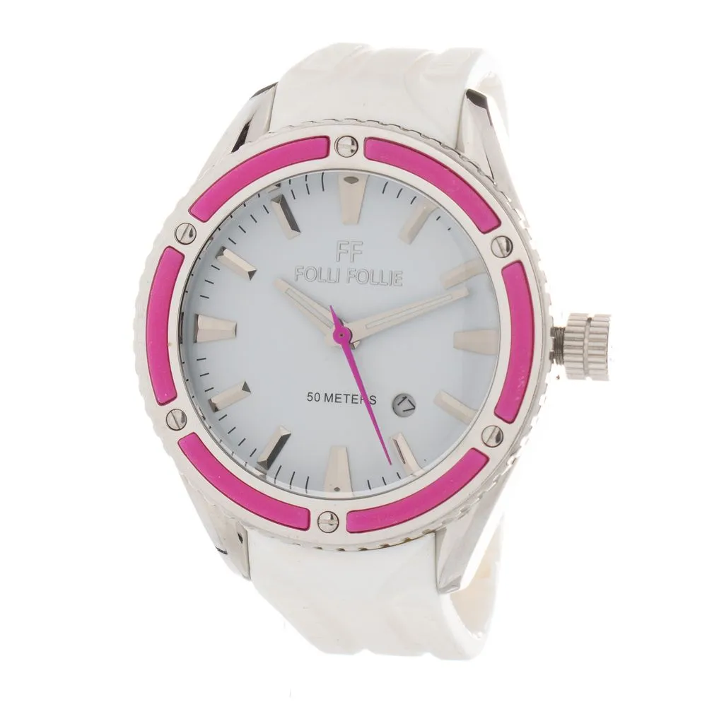 Folli Follie Women's White Silicone Watch