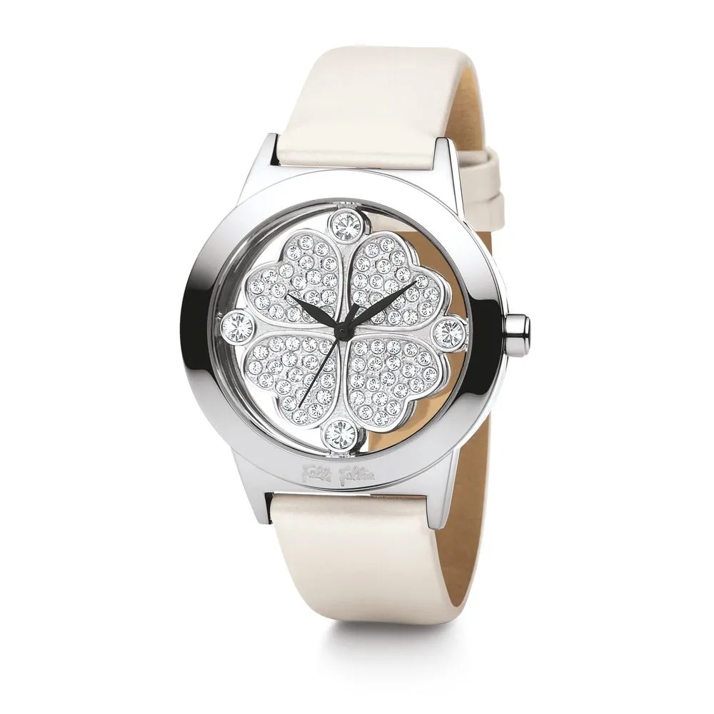 Folli Follie Women's White Leather Watch