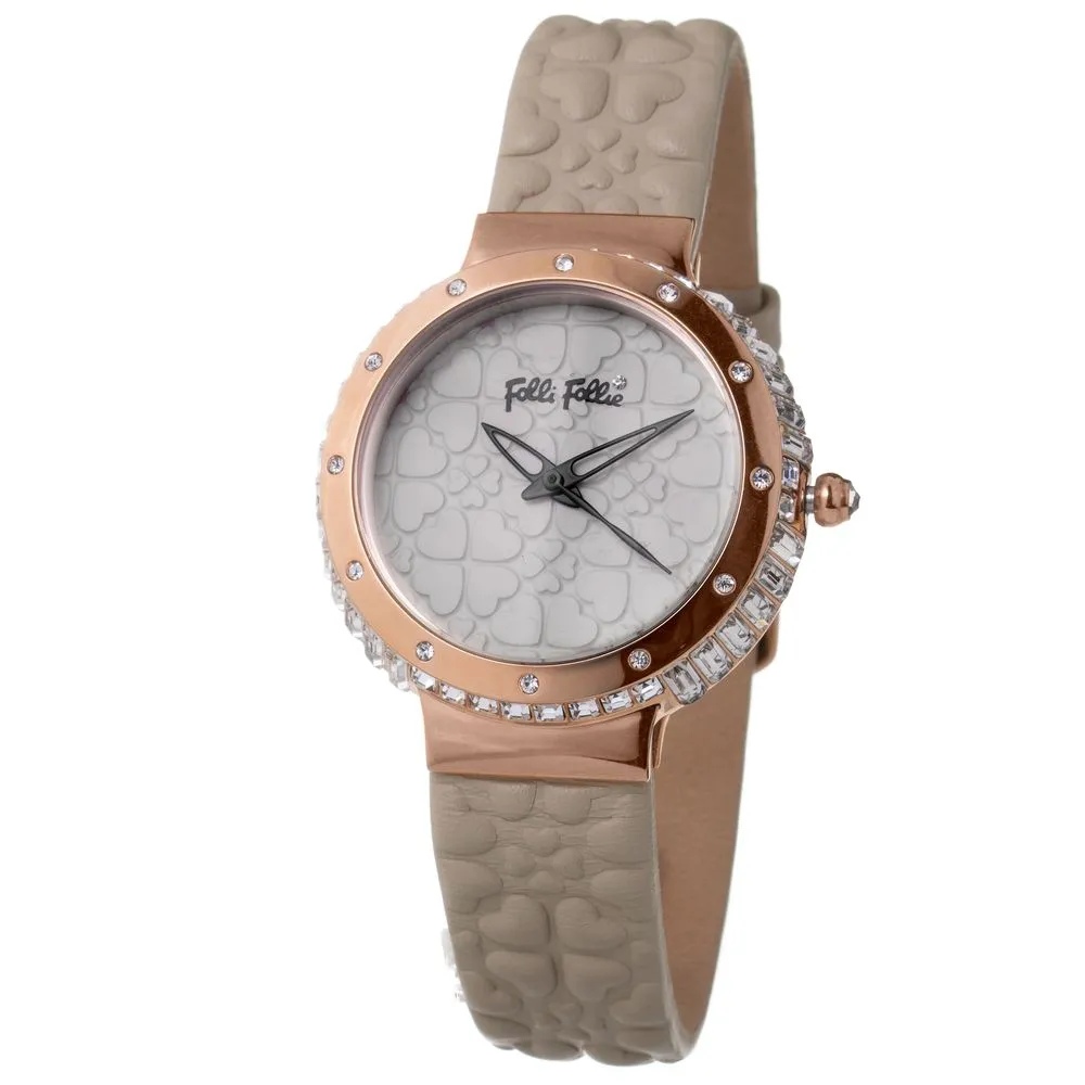 Folli Follie Women's Gray Leather Watch