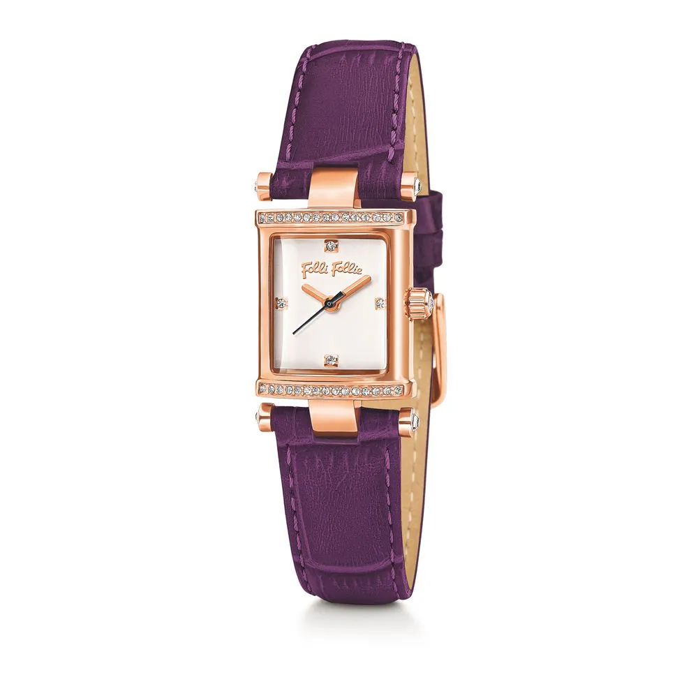 Folli Follie Women's Purple Leather Watch