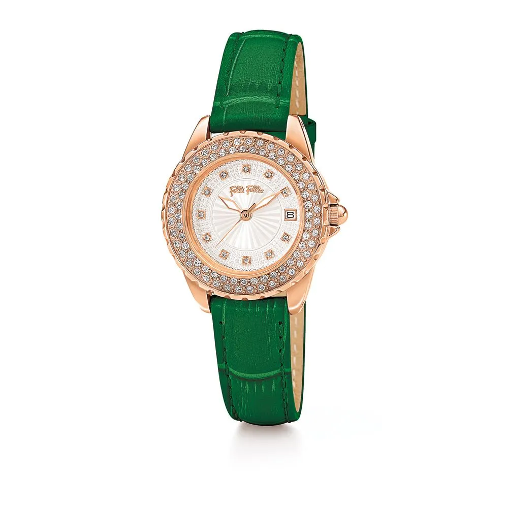 Folli Follie Women's Gray Leather Watch