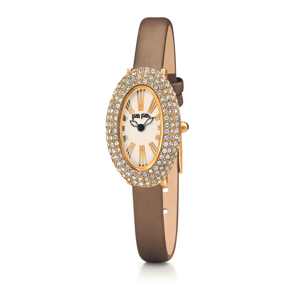 Folli Follie Women's Gold Leather Watch