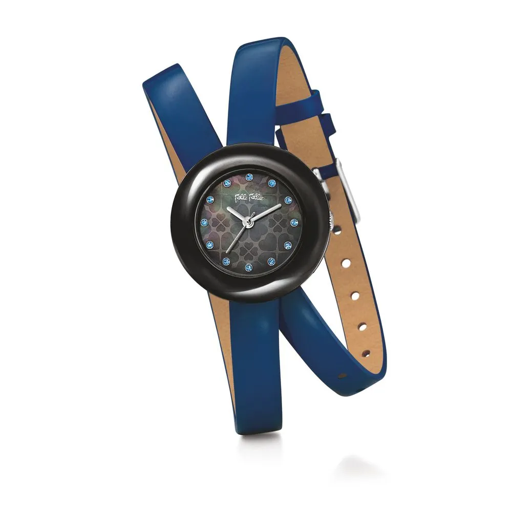 Folli Follie Women's Blue Leather Watch