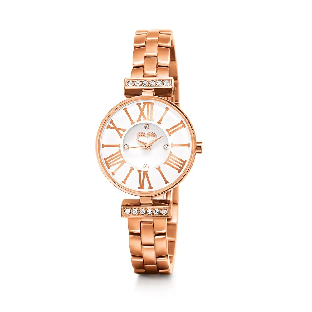 Folli Follie Women's Gold Steel Watch