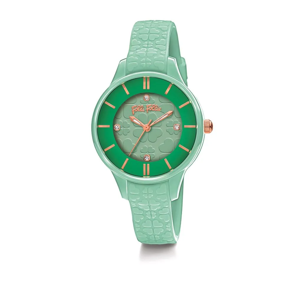 Folli Follie Women's Green Plastic Watch