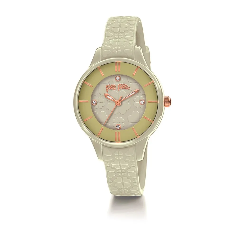 Folli Follie Women's Gray Silicone Watch