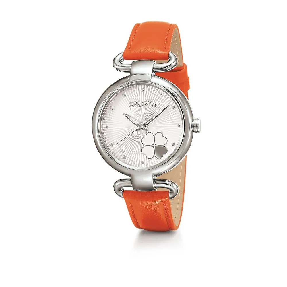 Folli Follie Women's Orange Leather Watch