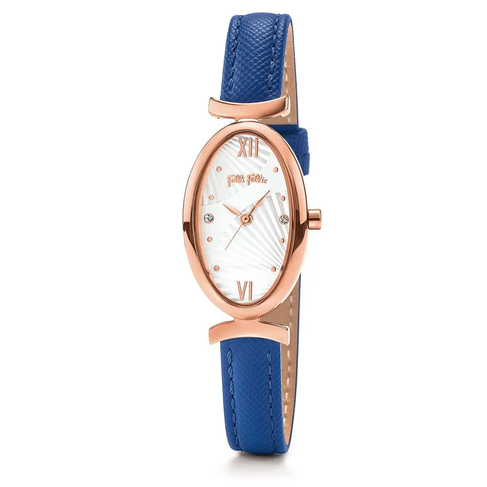 Folli Follie Women's Blue Leather Watch
