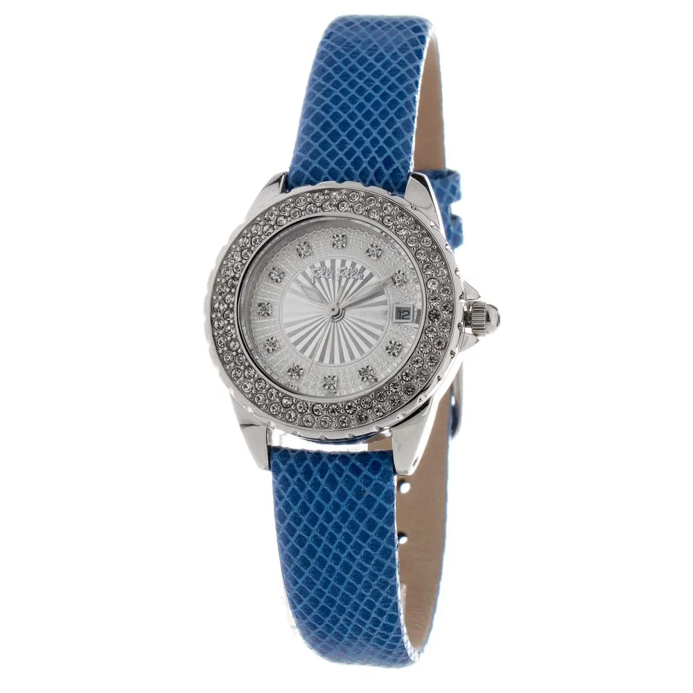 Folli Follie Women's Blue Leather Watch