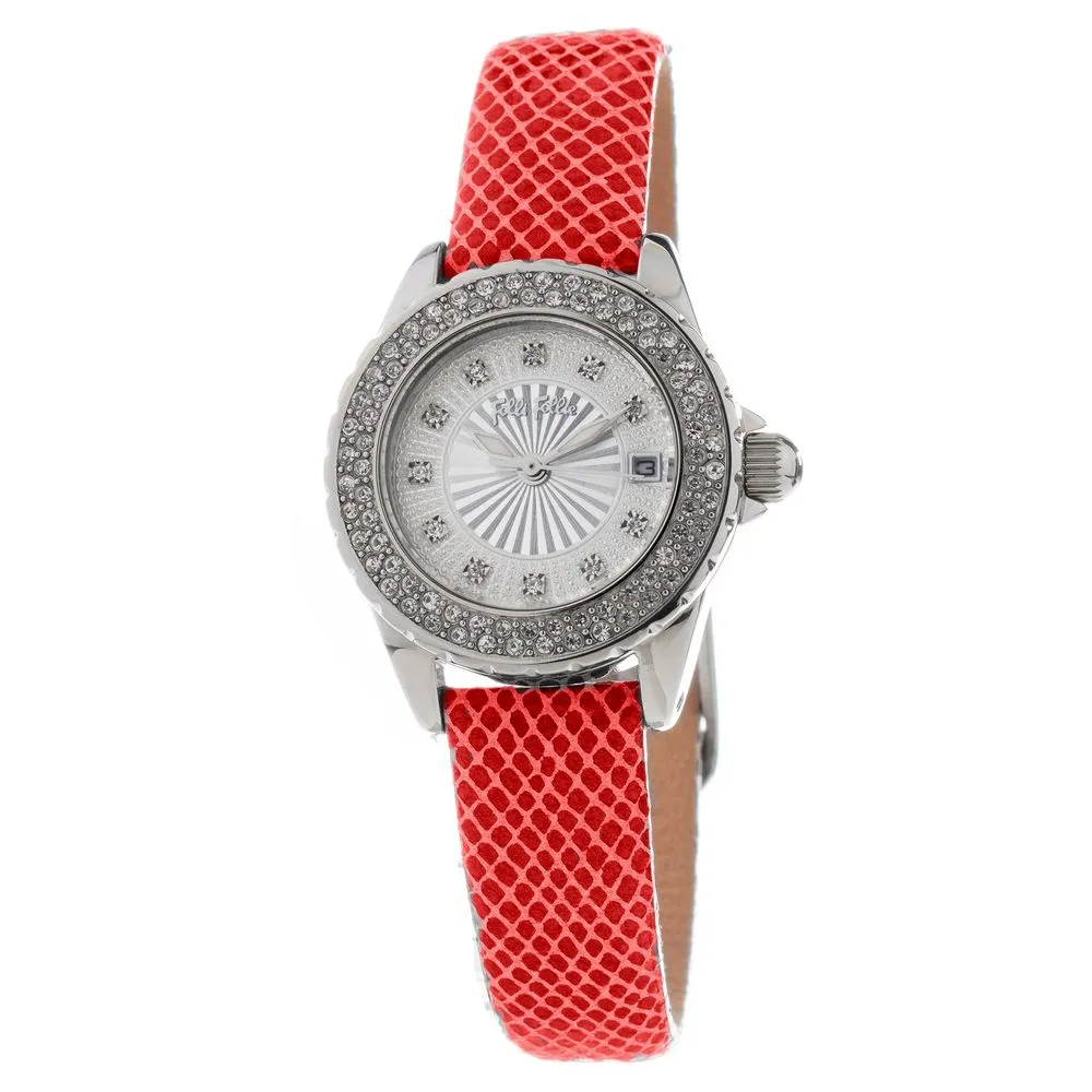 Folli Follie Women's Red Leather Watch