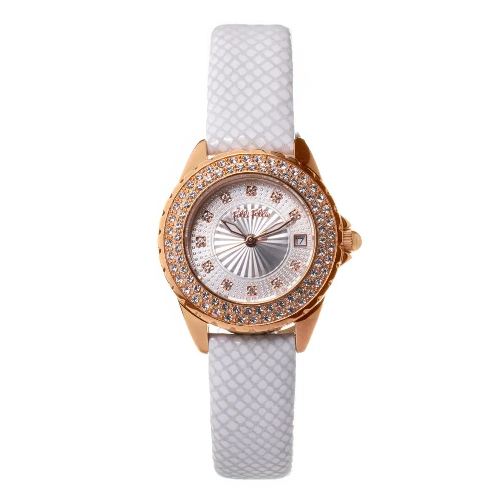 Folli Follie Women's White Leather Watch