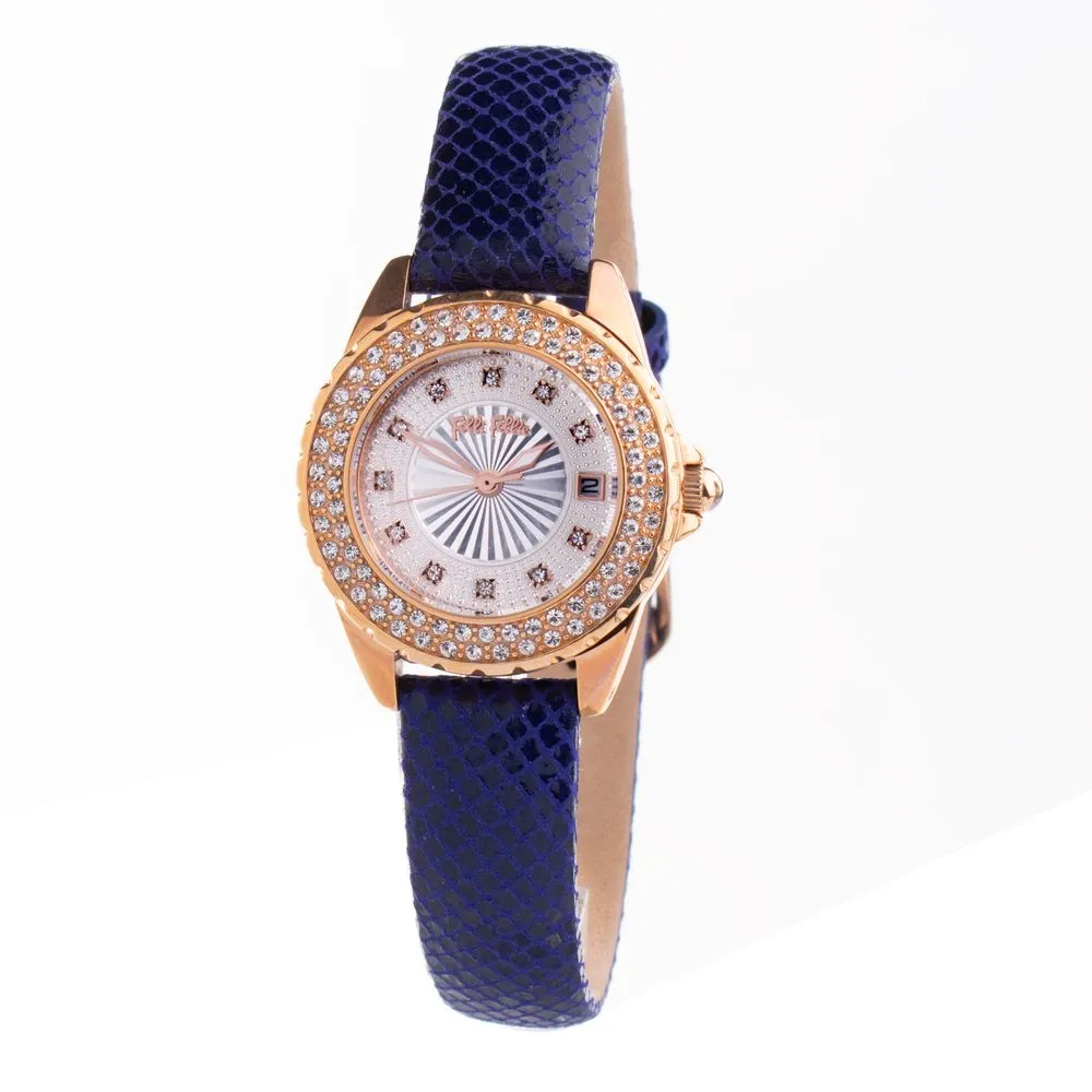 Folli Follie Women's Blue Leather Watch