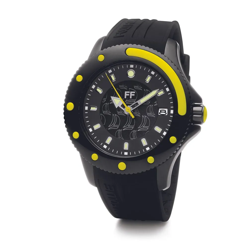 Folli Follie Women's Black Silicone Watch