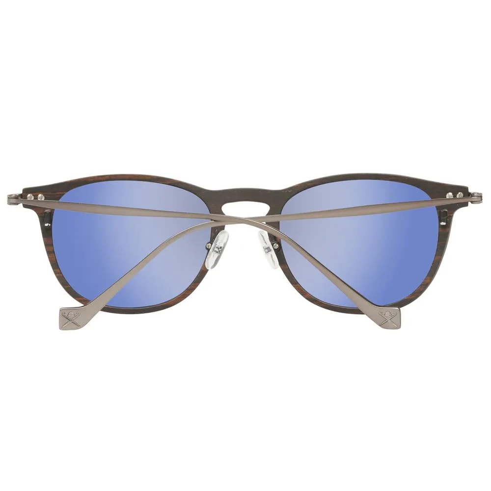Hackett Men's Brown Metal Metal Metal Sunglasses