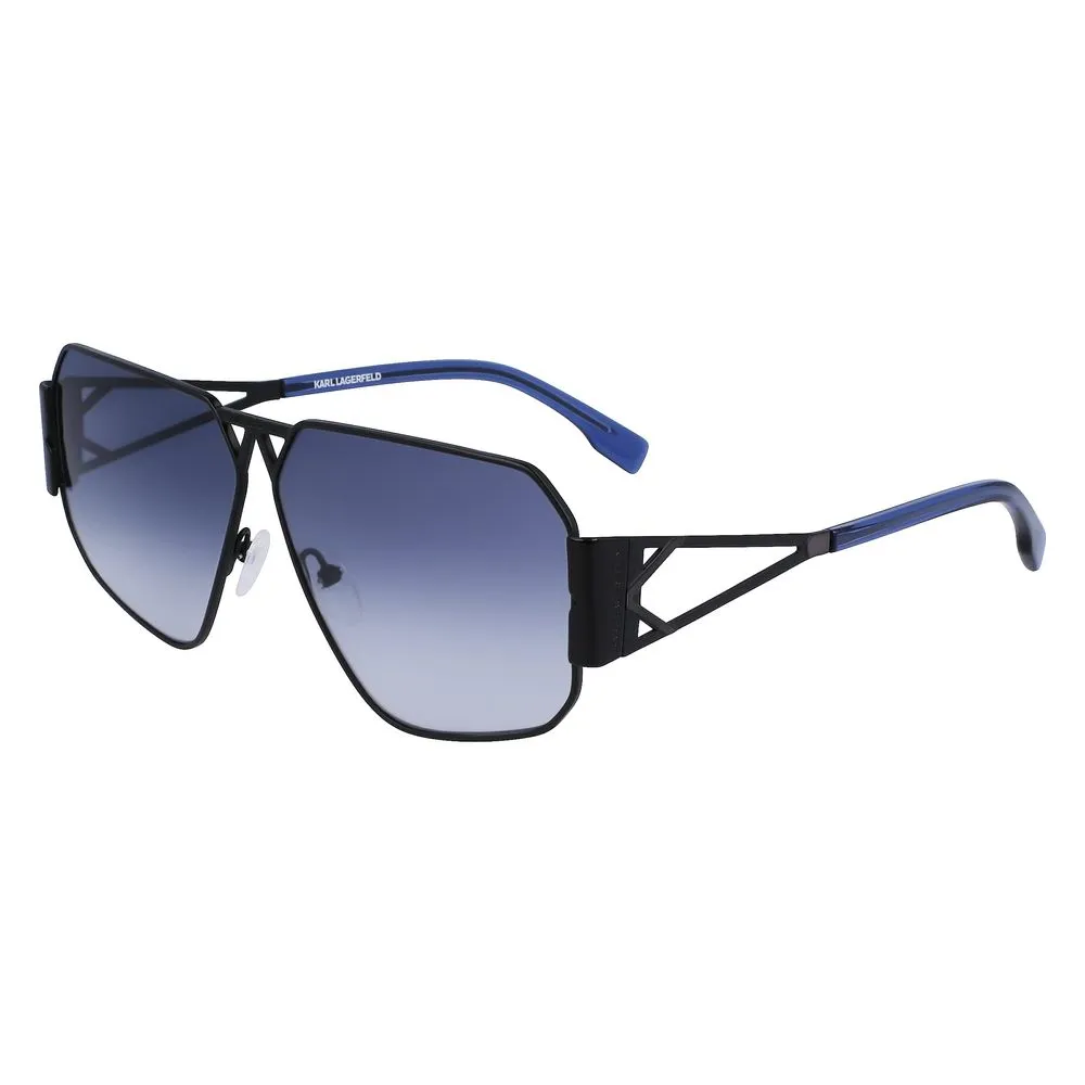 Karl Lagerfeld Unisex Black Metal Sunglasses