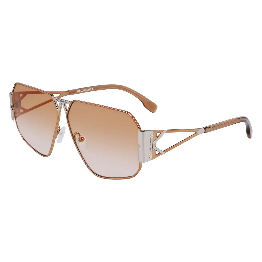 Karl Lagerfeld Unisex Gray Metal Sunglasses