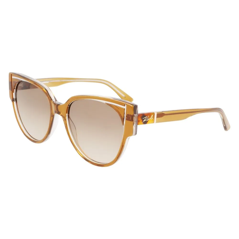 Karl Lagerfeld Women's Brown Acetate Sunglasses