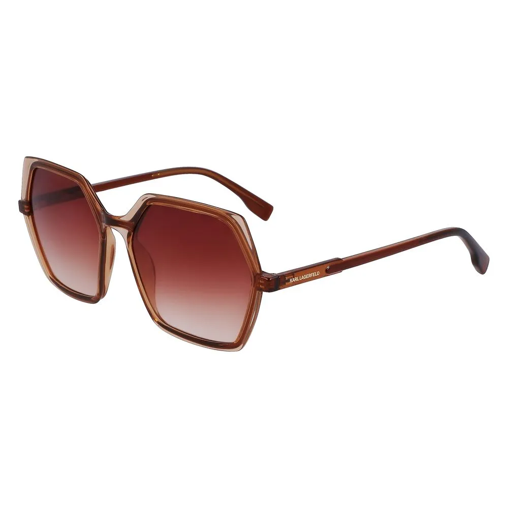 Karl Lagerfeld Women's Brown Injected Sunglasses
