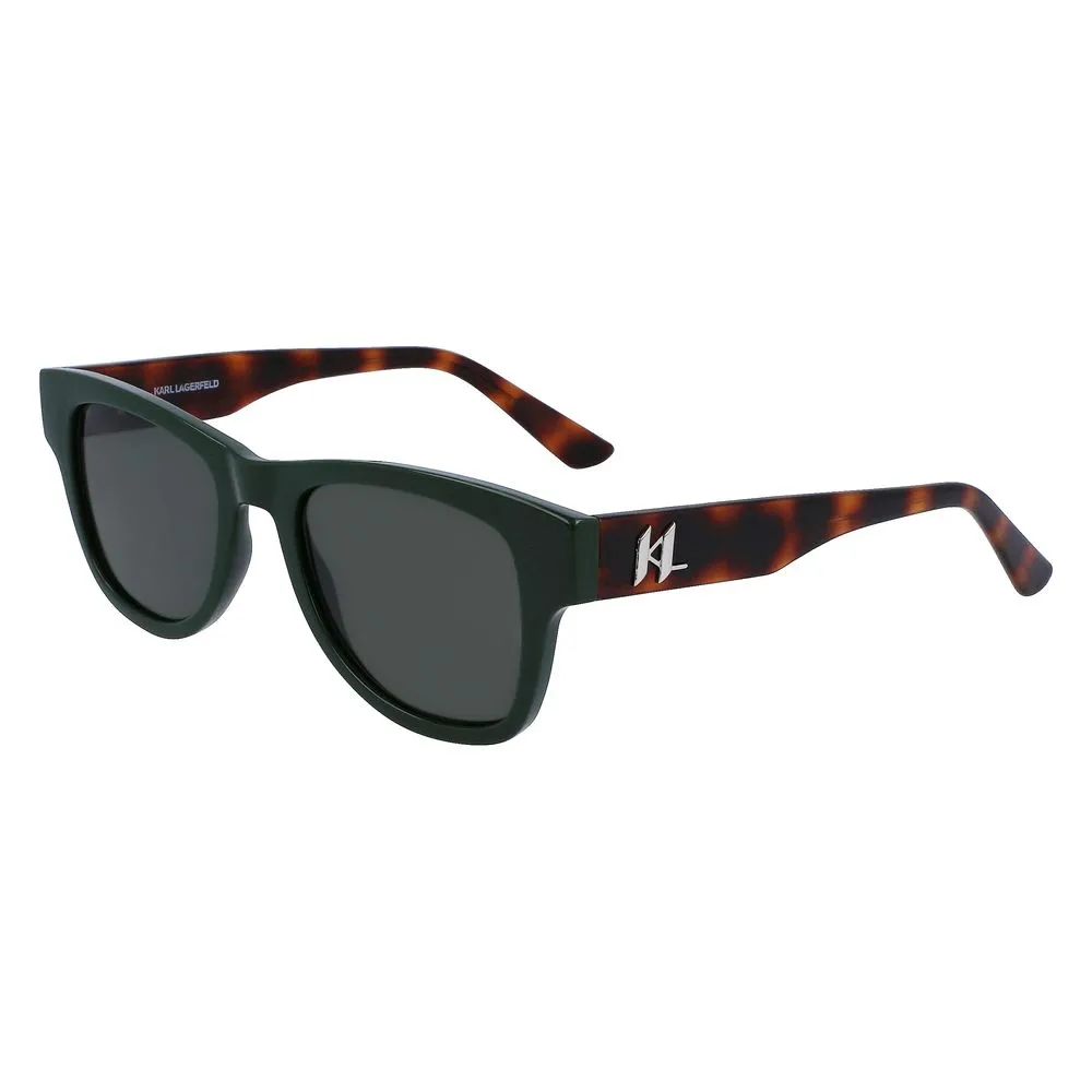 Karl Lagerfeld Unisex Green Injected Sunglasses