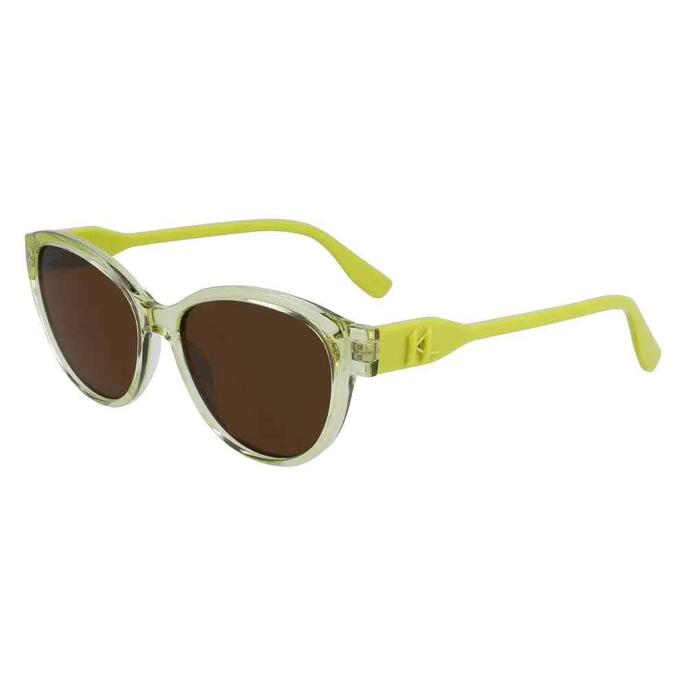 Karl Lagerfeld Women's Yellow Injected Sunglasses