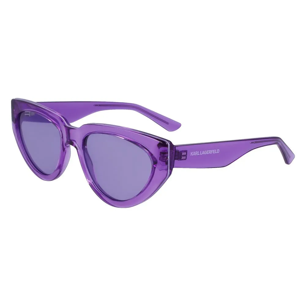 Karl Lagerfeld Women's Purple Injected Sunglasses