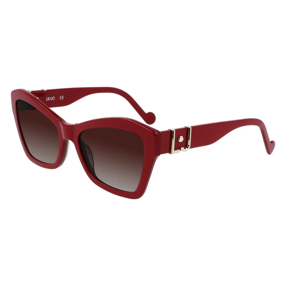 Liu Jo Women's Red Acetate Sunglasses