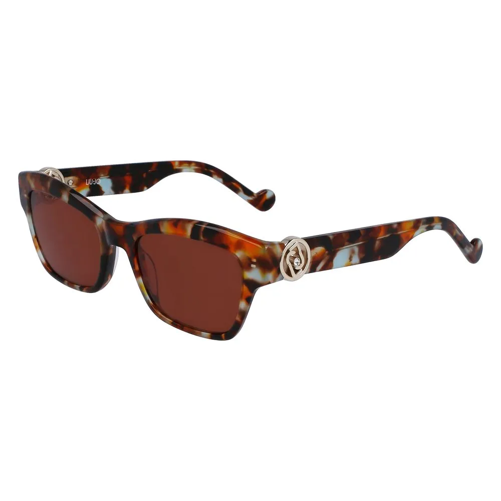 Liu Jo Women's Brown Acetate Sunglasses