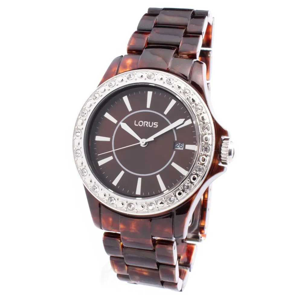 Lorus Women's Brown Polyethylene Watch