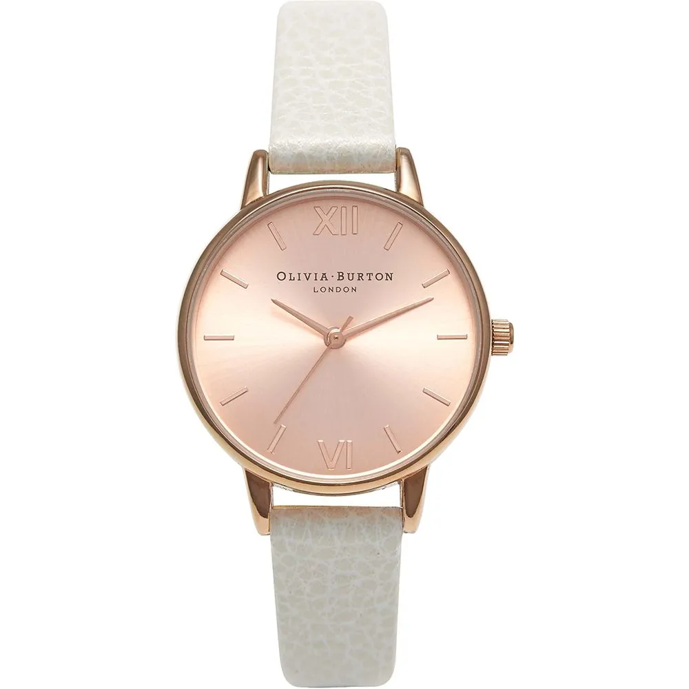 Olivia Burton Women's White Leather Watch